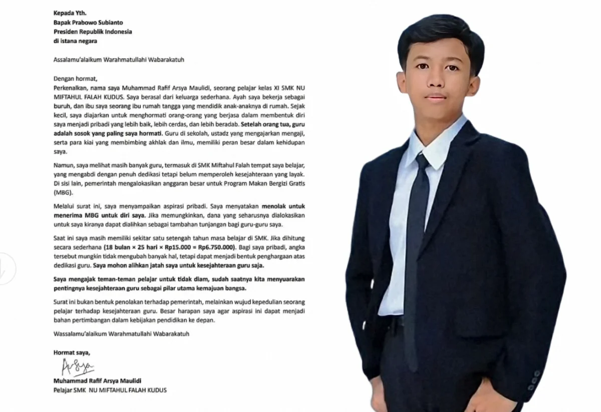 Berani Bersuara, Berujung Teror: Kisah Rafif dan Surat yang Mengguncang Jagat Maya